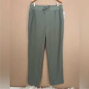 {SPYDER} Fleece Lined Straight Leg Pants with ThermoWeb Technology in Green